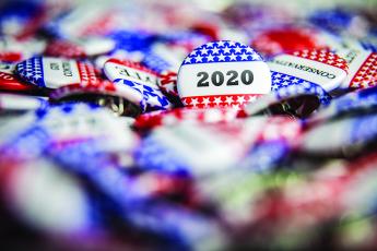 2020 voting buttons