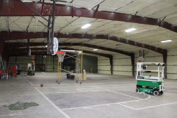 The indoor recreation center has new insulation and will get a new HVAC system this spring
