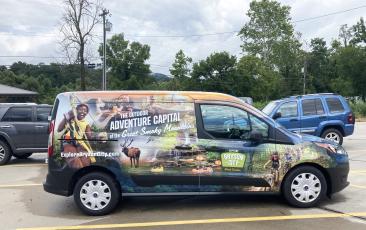 The TDA’s van recently got a facelift with a new advertising wrap. The TDA uses it to deliver visitor guides to businesses outside of the downtown corridor and for regional conferences.