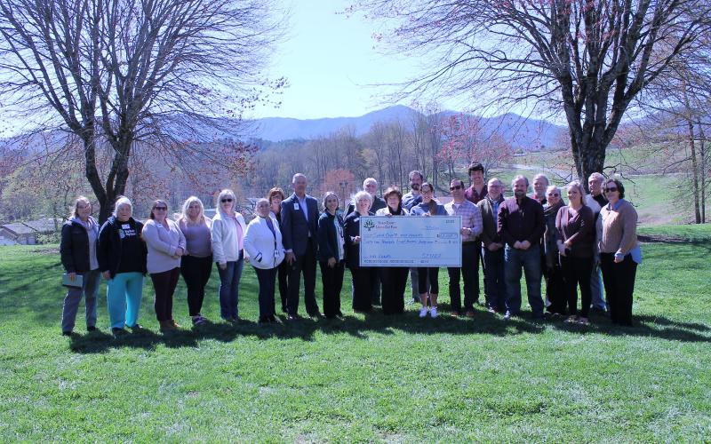 Representatives from various area nonprofits gathered at Morgan Pavilion last week to celebrate the $62,000 received last year from donors.
