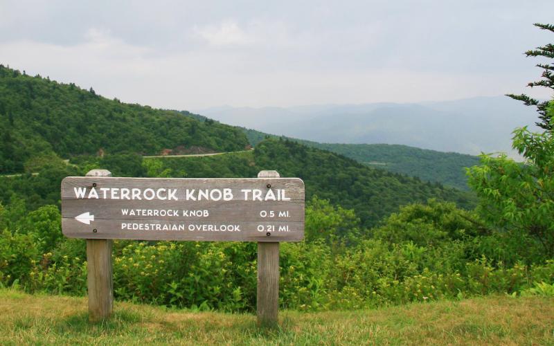 Water Rock Knob is where the two victims were parked and threatened by Blankenship (Flickr image)