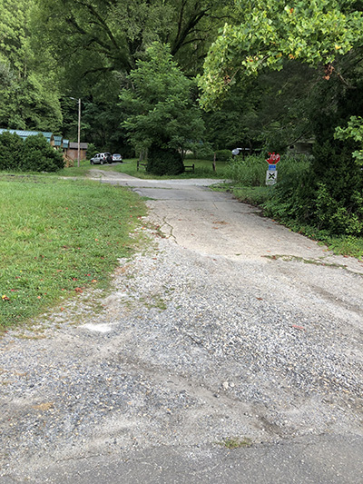 The road is pictured previously