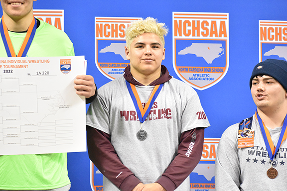 Carson Taylor makes the podium