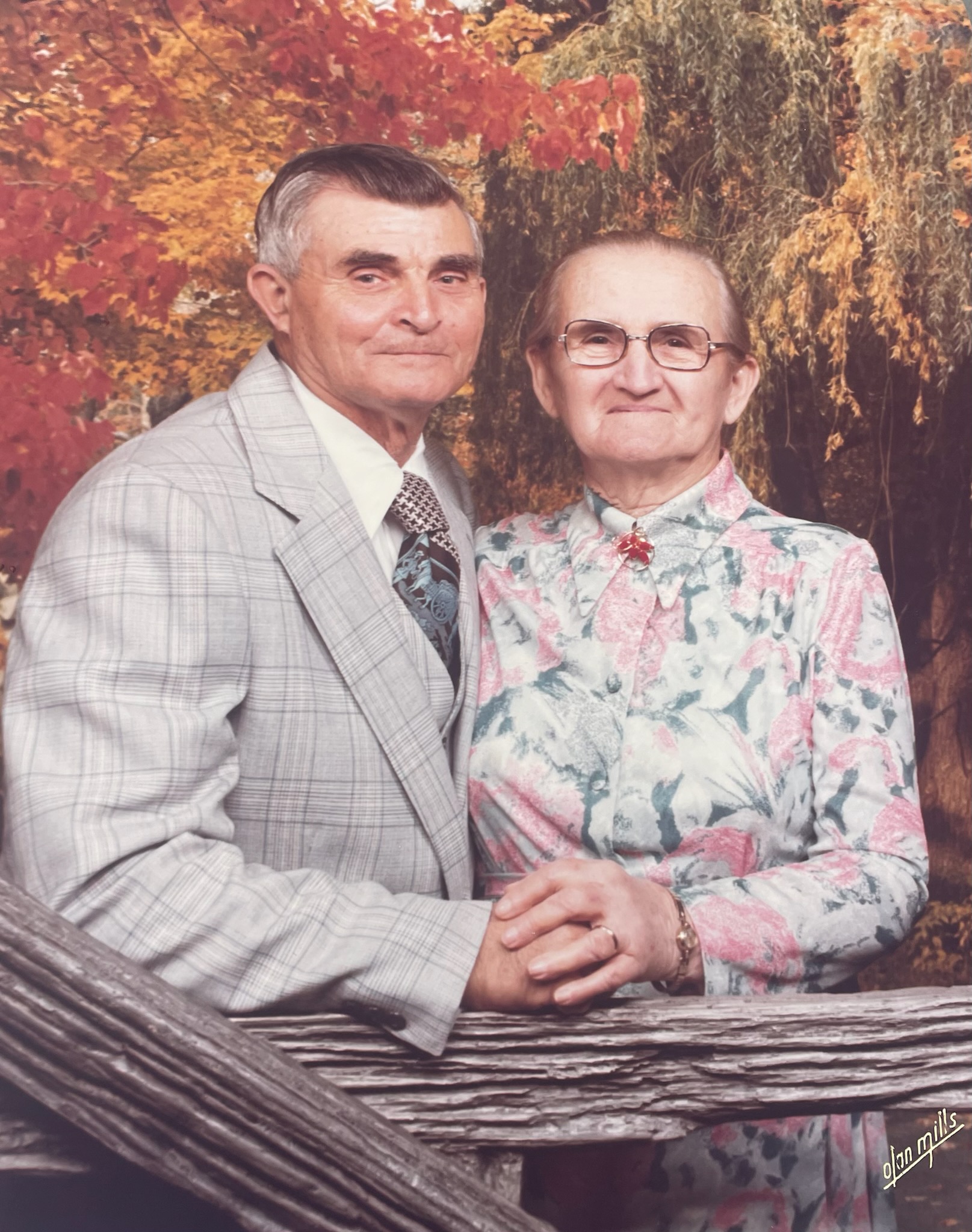 Leonard and Amy Morgan were  married 73 years.