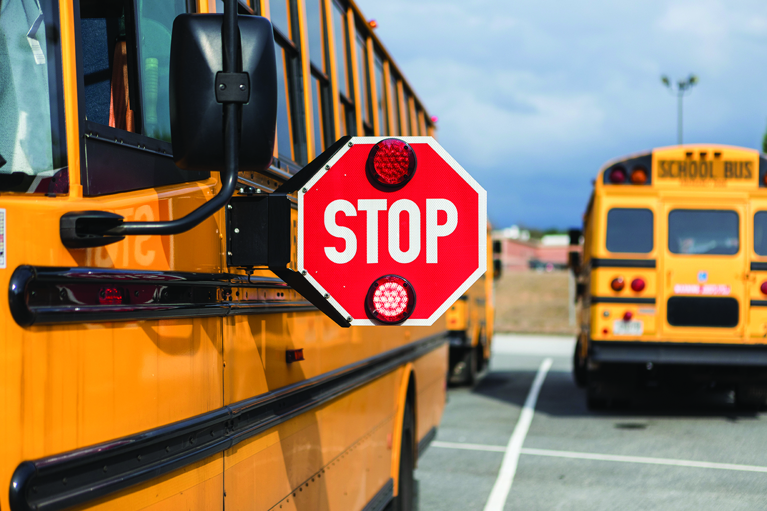 Drivers are urged to be mindful of school bus traffic back on the roads, and to pay attention and follow the laws surrounding stopped school buses. 