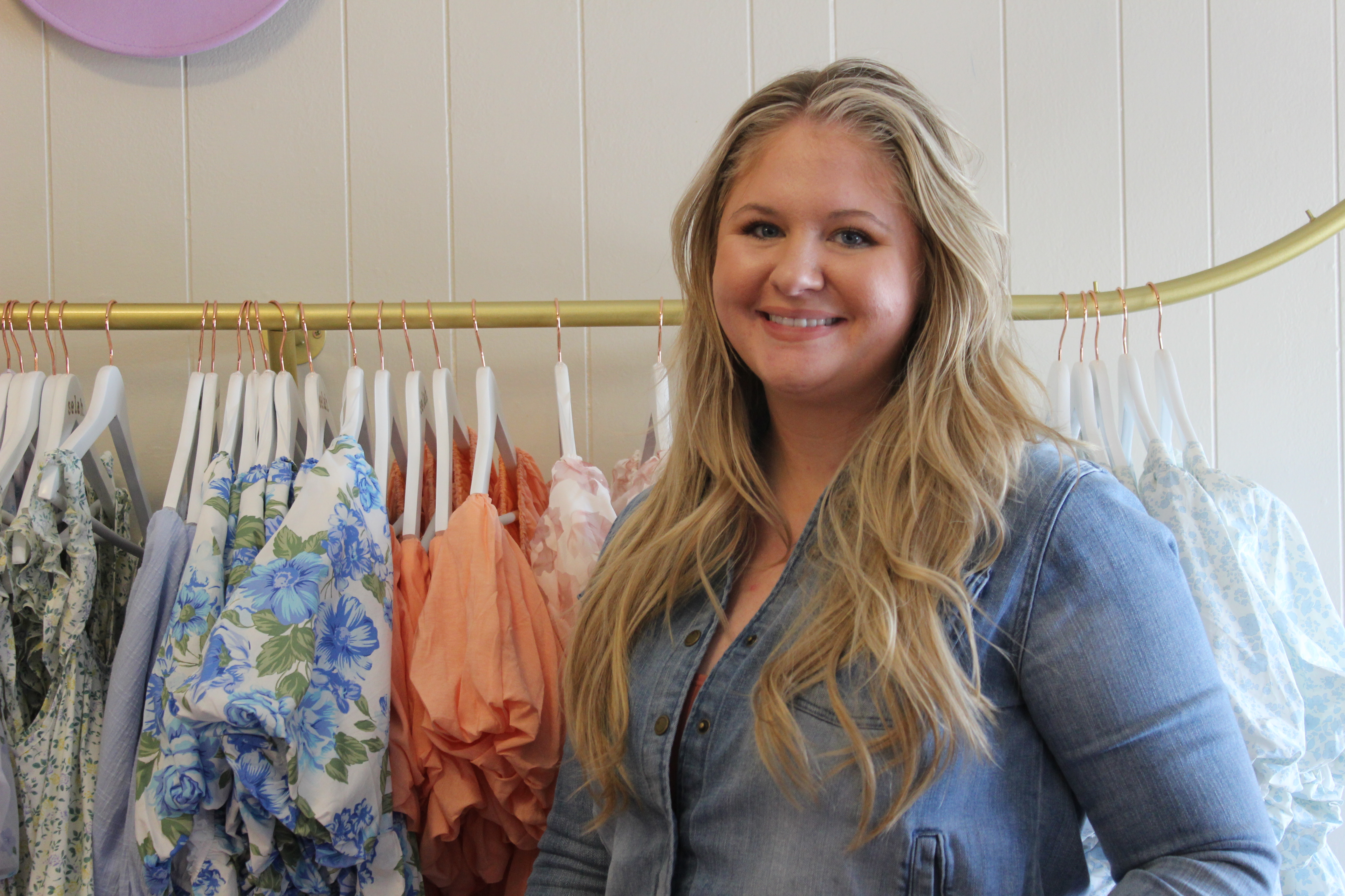 Hannah Herrin has opened  a new shop full of dresses and other décor, named Selah.