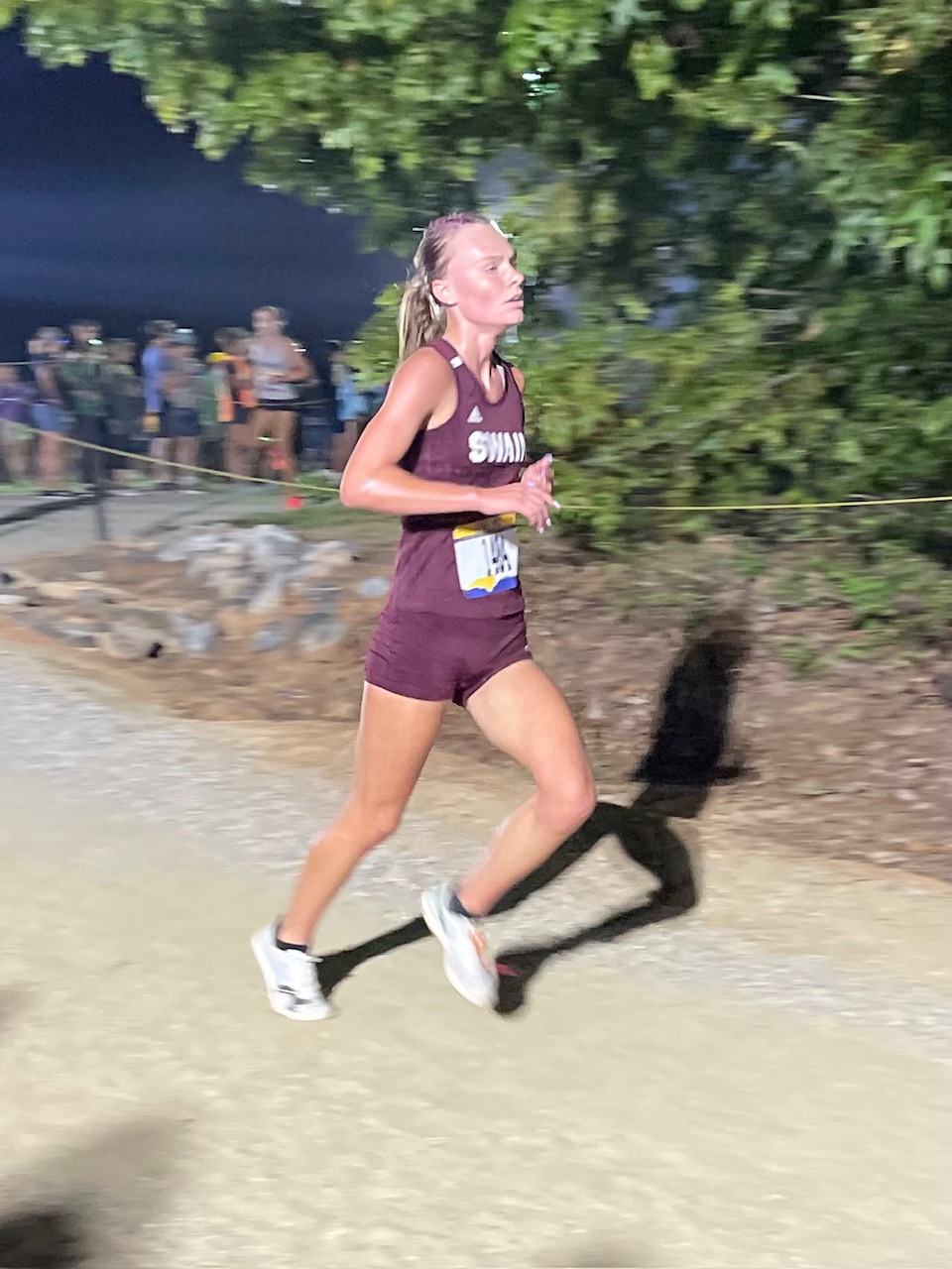 Arizona Blankenship finished third in the girls championship division. 