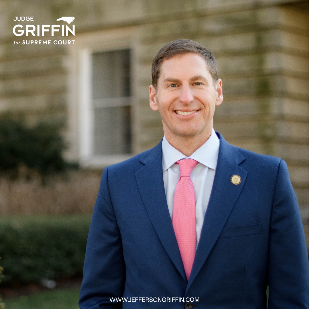 Republican NC Supreme Court   candidate Jefferson G. Griffin has  protested the eligibility of more than 60,000 North Carolina  voters.