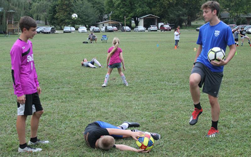 Drills at Camp Living Waters