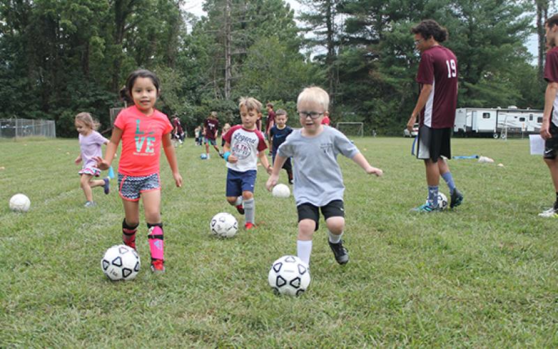 Drills at Camp Living Waters