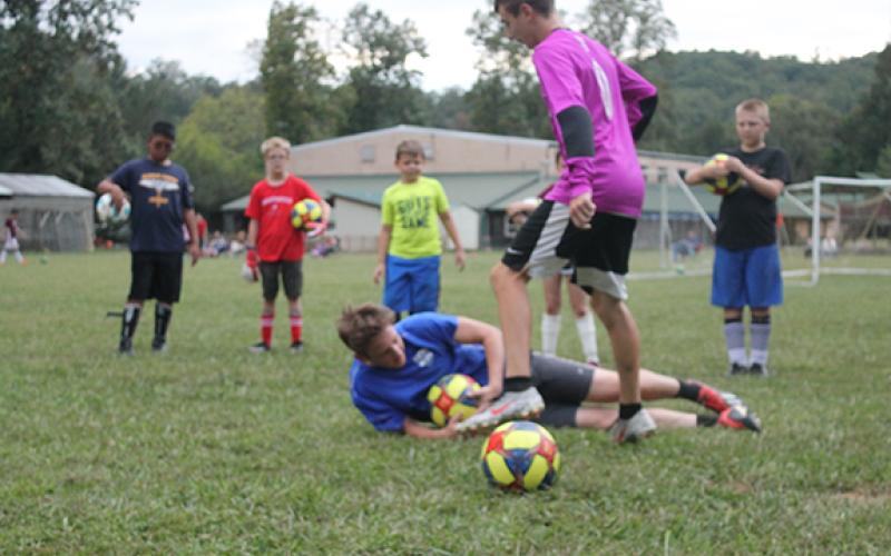 Drills at Camp Living Waters