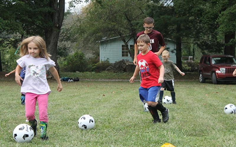 Drills at Camp Living Waters