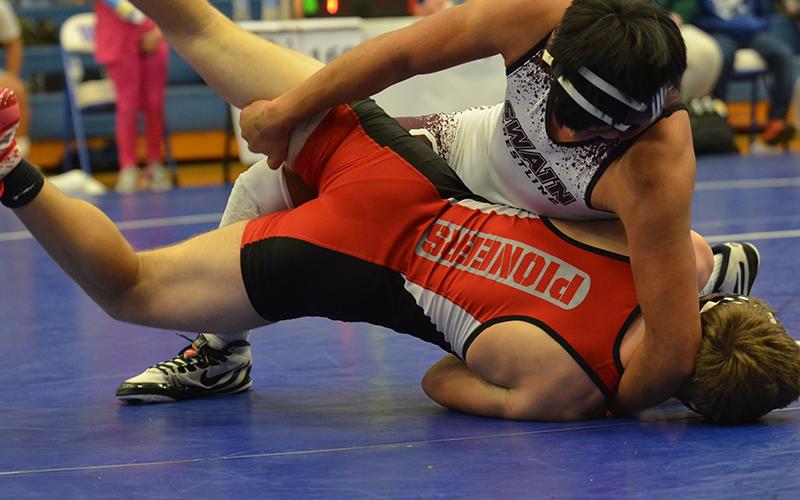 Damian Lossiah placed sixth at the Falcon Frenzy this past weekend.
