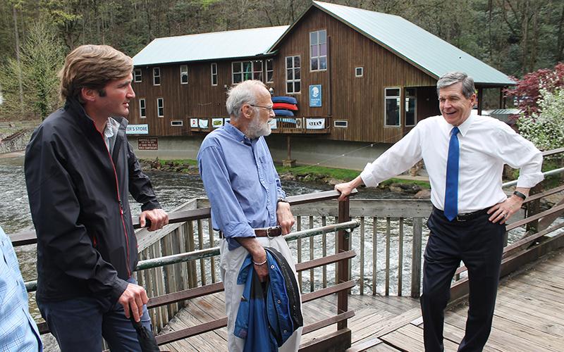 Gov. Roy Cooper visits Nantahala