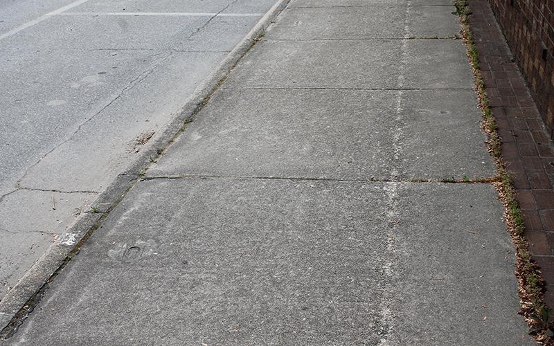 Sidewalk improvements are included in the budget