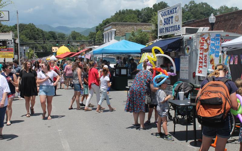 Freedom Fest, Bryson City's Fourth of July festival and fireworks show, is one of the biggest events of the year.