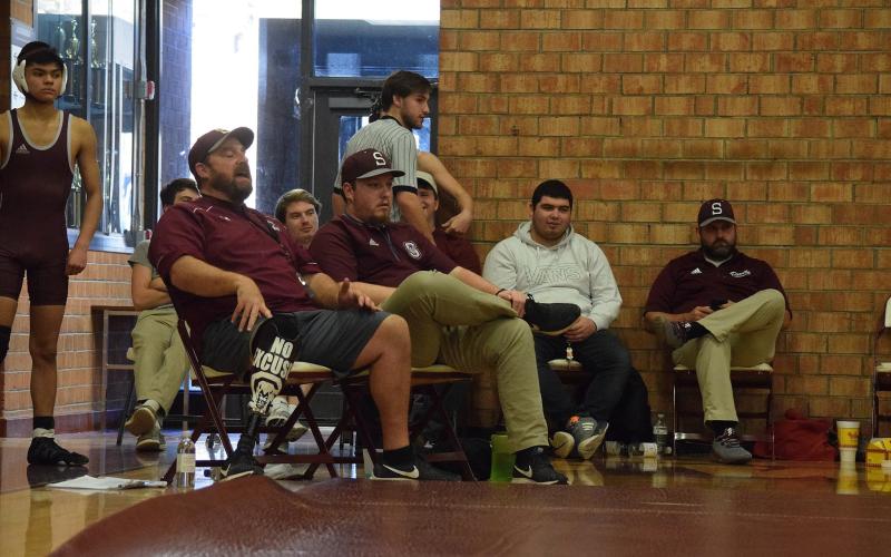 Roper watching a game