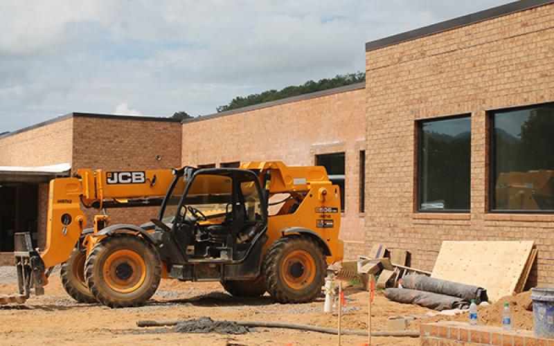 Construction at Swain High