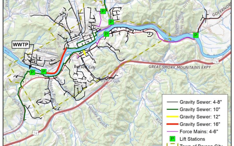 Map of Wastewater system