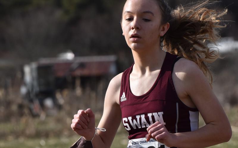 Gracie Monteith was the individual conference champion for the SMC cross country.