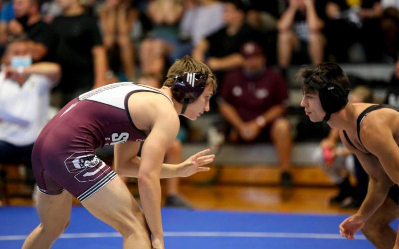 Maroon Devil Adam Cotterman placed fourth and is going to compete this weekend.
