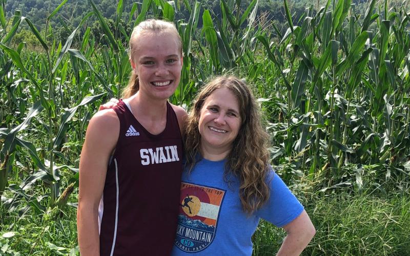 Freshman Arizona Blankenship won her first varsity meet and beat the 30 year record, set by Wendy Trehern (Meyers) in 1990.