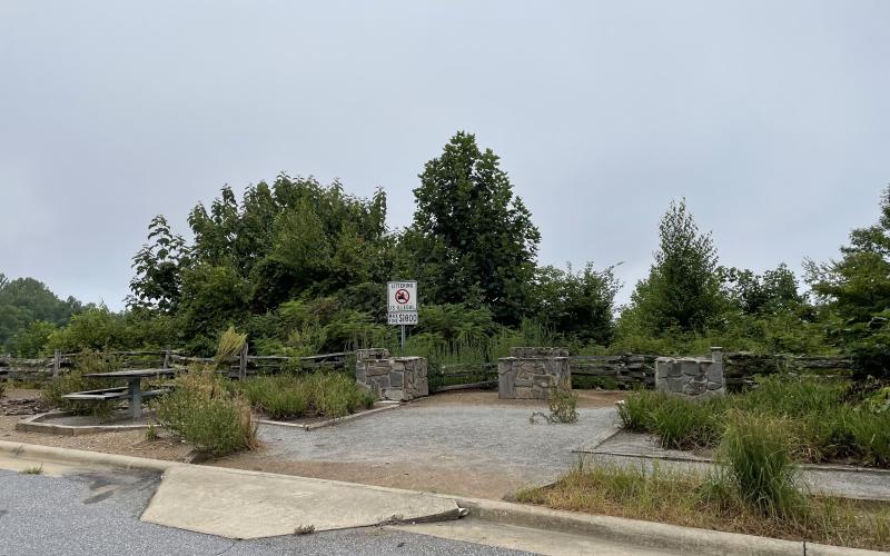 The Tsali overlook on 28 North is among those scheduled for maintenance soon.