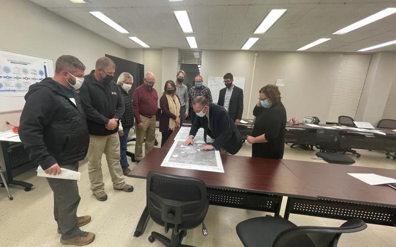 Swain School Board, county commisioners discuss uses for school land with NOVUS architects