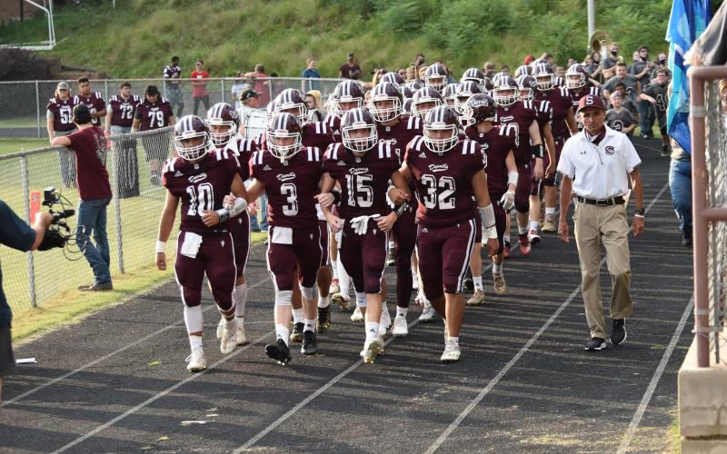 Swain Maroon Devils football was welcome back at the first game of the season with Head Coach Neil Blankenship at the lead.