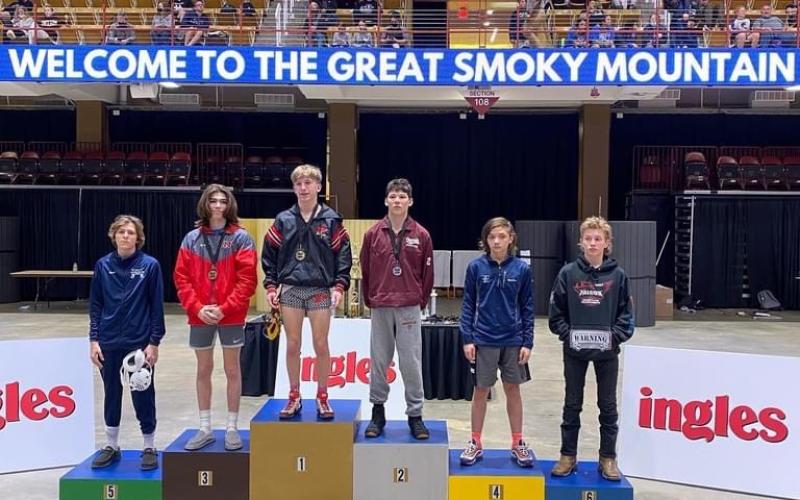 Swain’s Kale Stephenson places 2nd over the weekend.