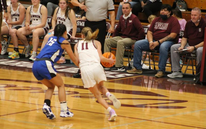 Arizona Blankenship scored 13 points against Brevard and had 5 assists.