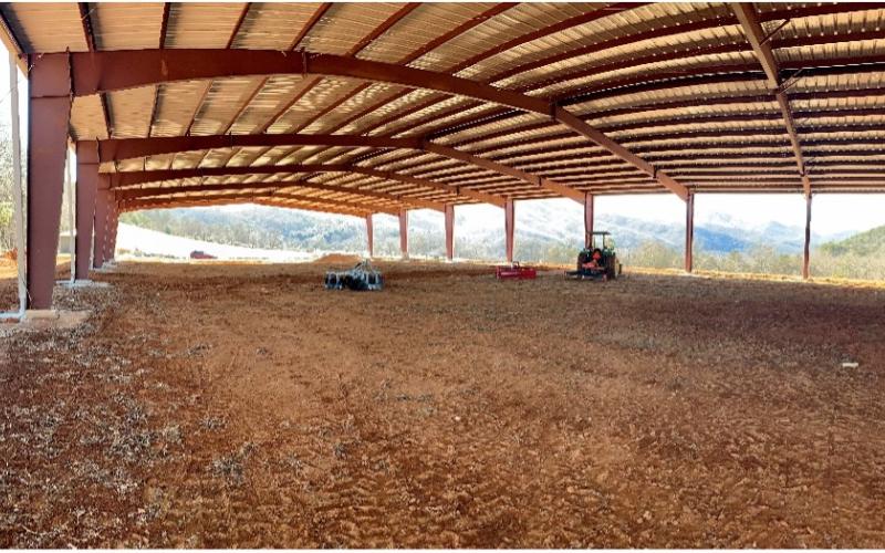 pavilion/arena at the Great Smoky Mountain Event Park