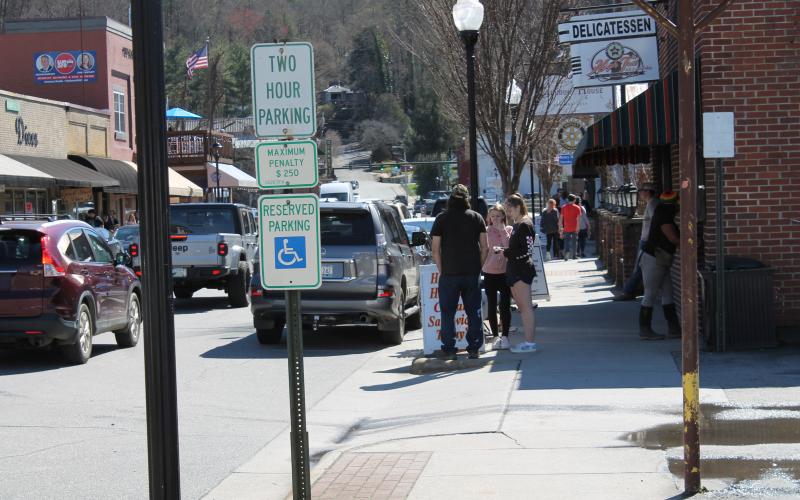 Everett Street, above is seeing new businesses open