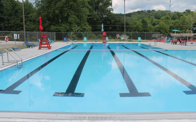 After a full season of being closed, the Swain County Recreation Park pool opened to the public a week ago today. The new pool has a beach entrance and is totally renovated.