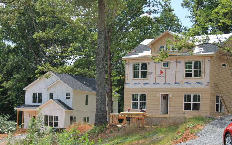 Kituwah Builders have plans for a total of 11 homes for a small development on Arlington Avenue.