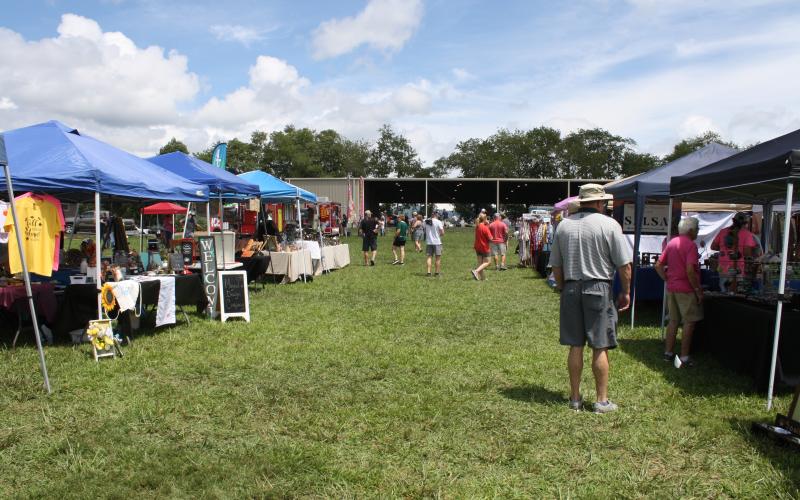 The fair had plenty of local vendors with homemade quilts, jams and jellies, crafts, local food vendors and sweet treats.
