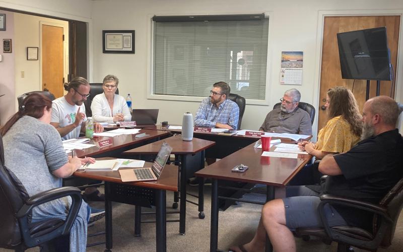 Bryson City planning board members joined the town board to discuss several projects on Monday night.