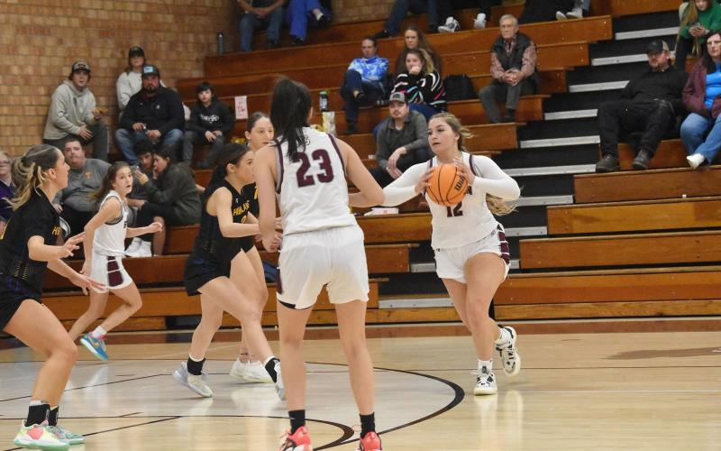 Maddie Spates led in scoring for the Lady Devils on Tuesday.Credit: Joanna McMahan