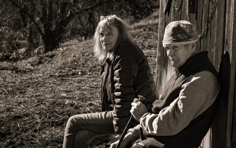 George and Elizabeth Ellison are pictured at their home on Lands Creek.