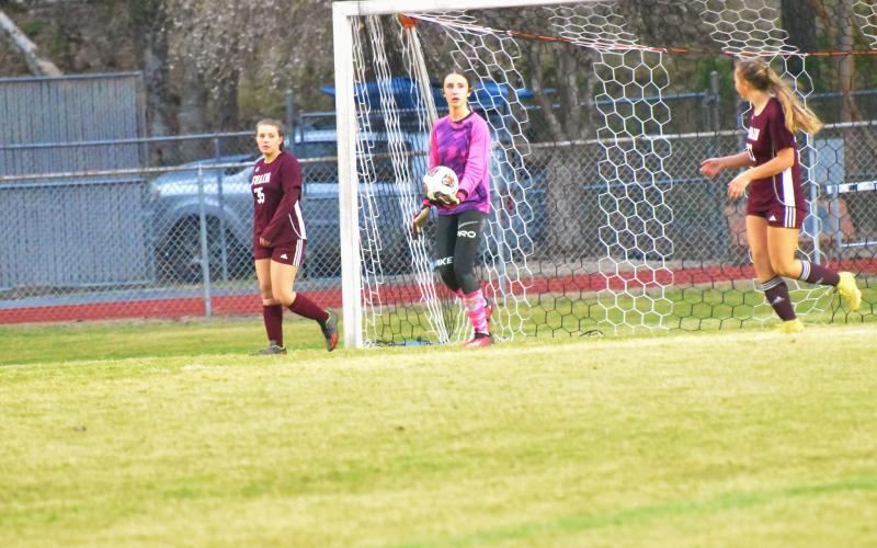 Goalkeeper Gracie Sutton was the Player of the Game against Pisgah.