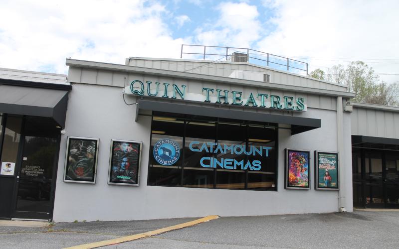 The Quin Theatres reopened under new ownership as Catamount Cinemas in Sylva last July.