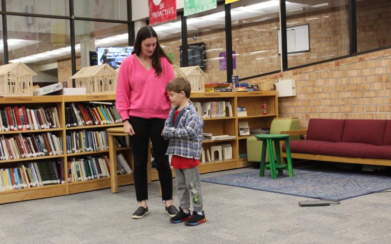 Swain West Elementary student Kevin Tuttle was recognized at the student awards portion of the school board meeting taking place Monday, Nov. 13. Tuttle was praised by teacher Lydia Sale for learning to self-regulate.