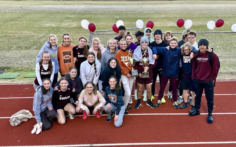 The Lady Devils and the Maroon Devils indoor track teams are the Smoky Mountain Conference Champions after both the girls and boys teams earned far and above the competition at the meet held at Swain County High School last Wednesday. The teams are headed to the NCHSAA state championships this weekend.