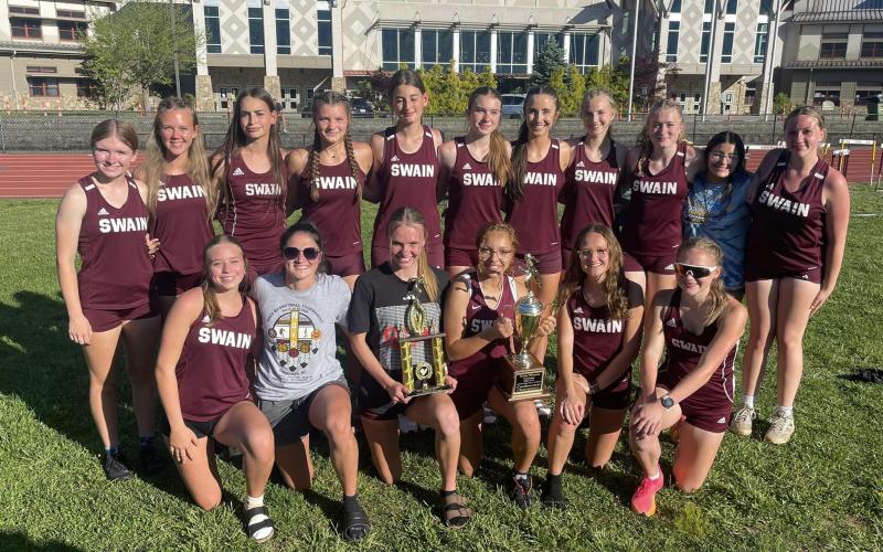 The Lady Devils track team won the Smoky Mountain Conference title for the fourth year in a row.