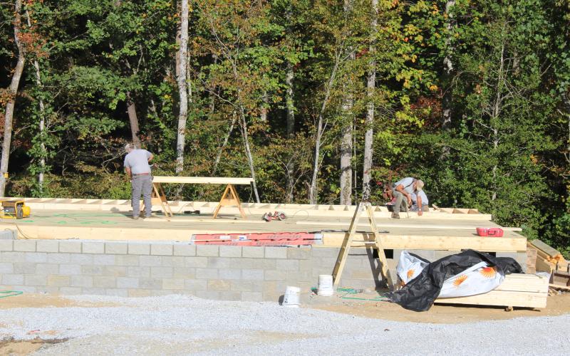 Swain County grounds crew is currently constructing a house that will serve the Swain County foster care and other related needs. This project is set to be completed before they begin work on finishing the new animal shelter.