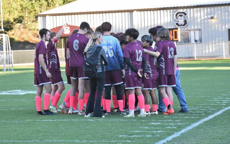 Swain Maroon Devils finished third in conference. The final match was a playoff away game against Mount Airy.