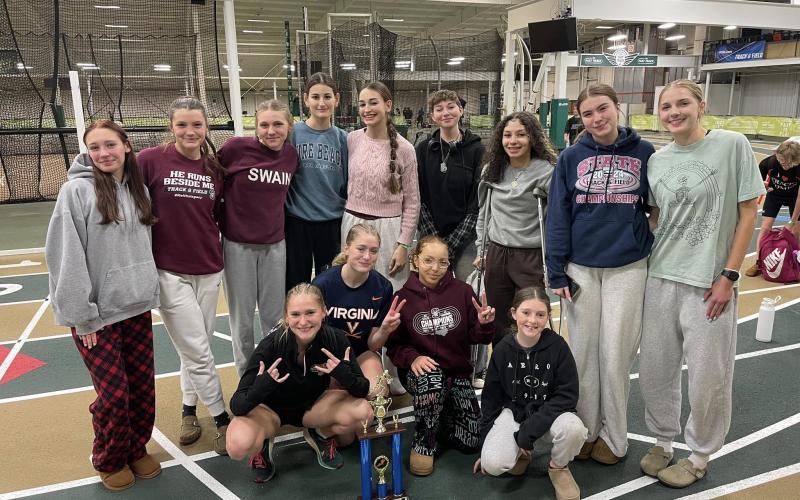 Swain Lady Devils were the champions of the Mtn. Island Charter Winter Invitational Indoor Track meet at the JDL Fast Track last week.