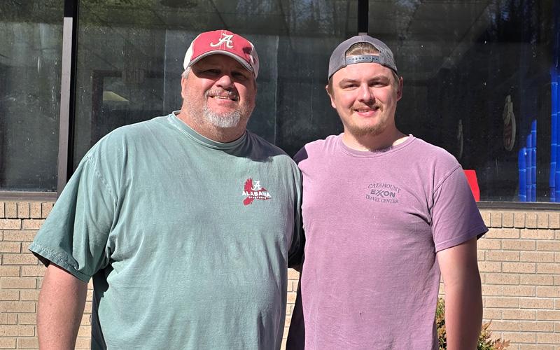 SMT photo/Sara Eisinger.  Father and son duo Dewight Winchester and Dewight Winchester II.