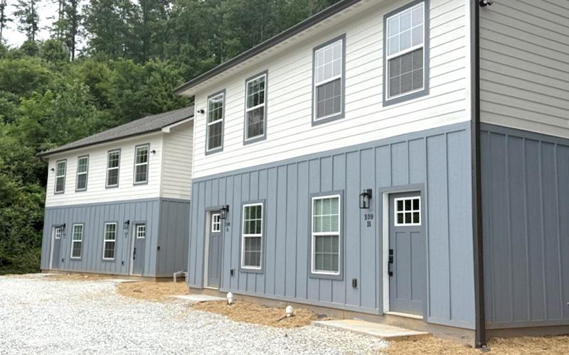 Submitted photo.  Camryn’s Duplex, US-74 off Exit 69 in Bryson City, June 17. The two duplexes are owned by Mike Drinkwater, who strives to provide affordable housing to fulltime workers.