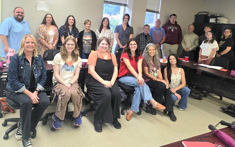 SMT photo/Sara Eisinger.   New Swain County educators gear up to launch the 2025-26 school year during orientation Monday, Aug. 4.